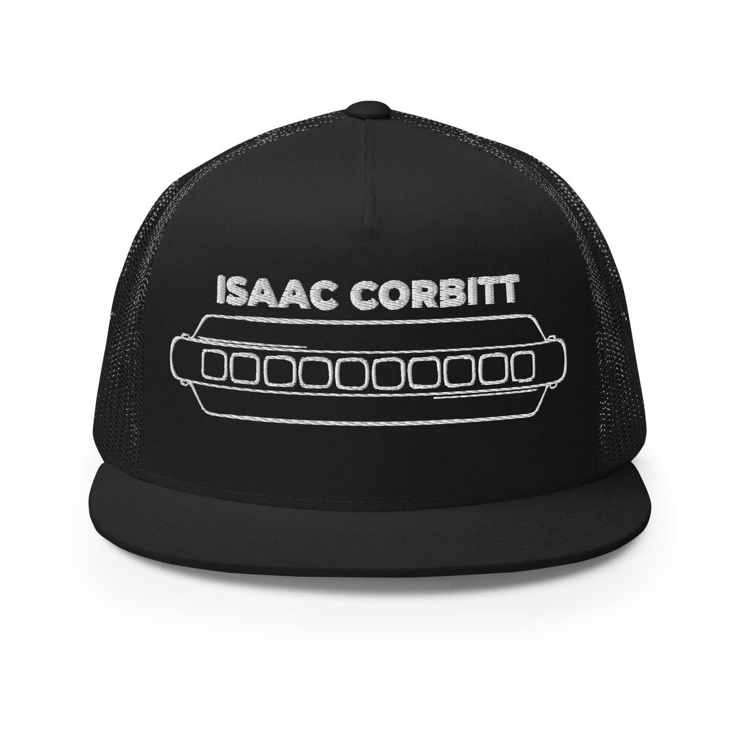 Isaac Corbitt Harmonica Embroidered Trucker Cap