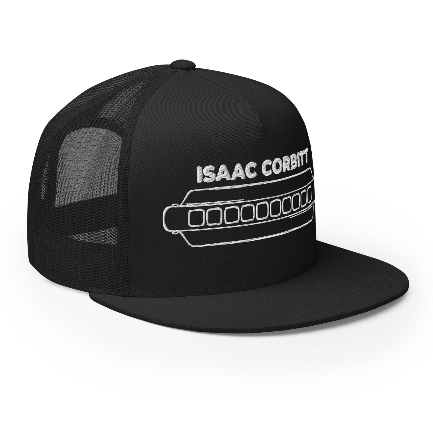 Isaac Corbitt Harmonica Embroidered Trucker Cap