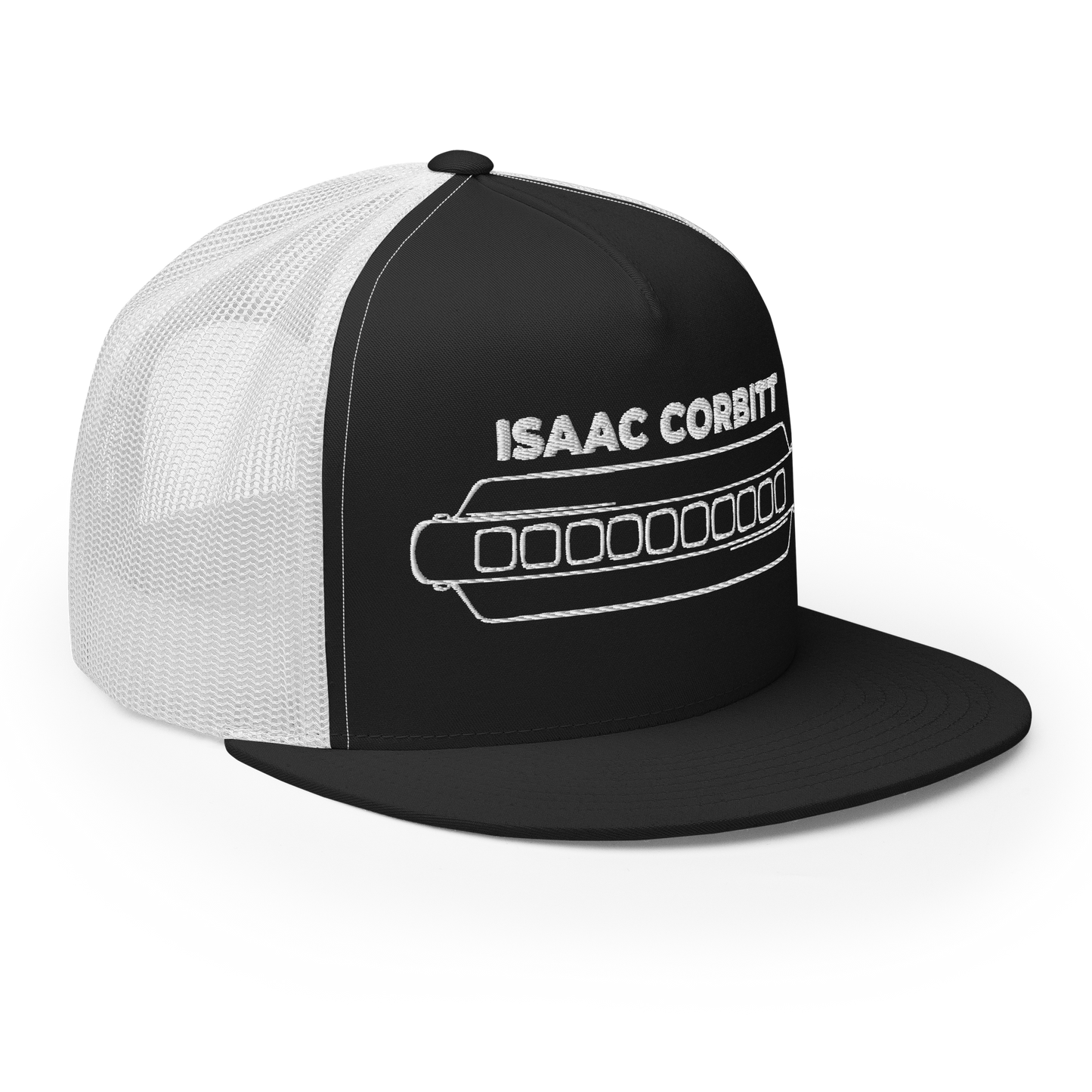 Isaac Corbitt Harmonica Embroidered Trucker Cap