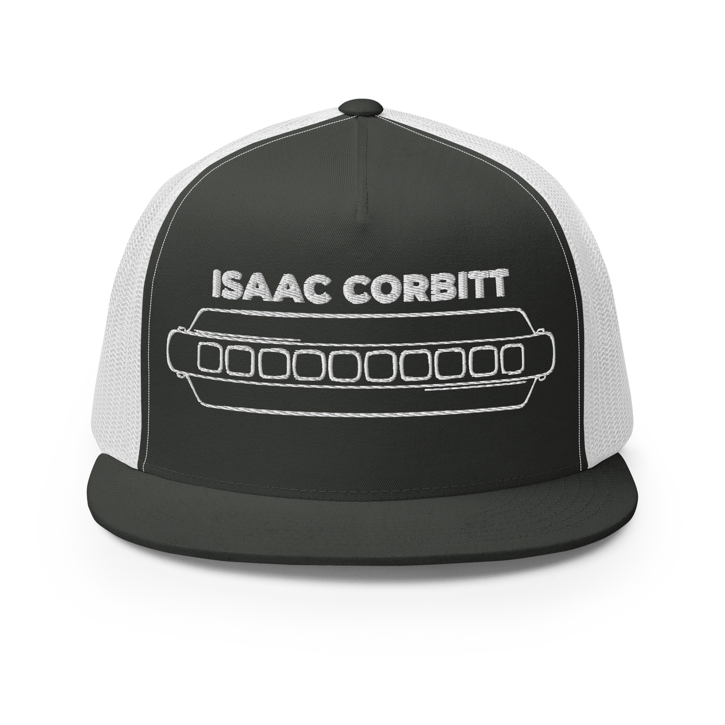 Isaac Corbitt Harmonica Embroidered Trucker Cap