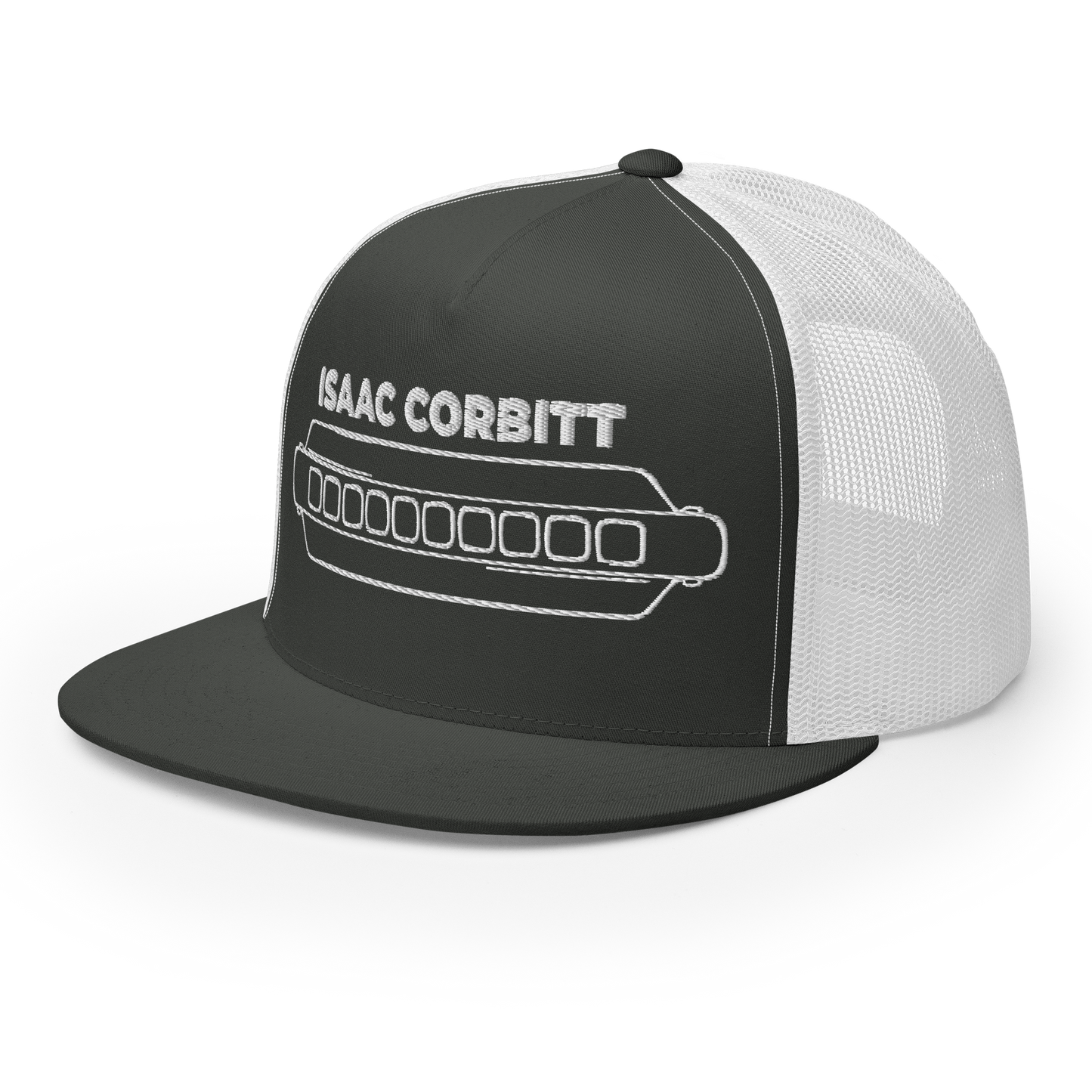 Isaac Corbitt Harmonica Embroidered Trucker Cap