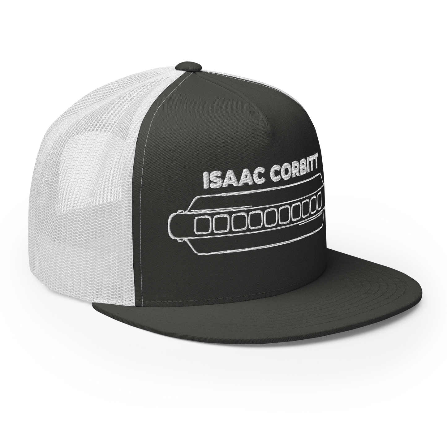 Isaac Corbitt Harmonica Embroidered Trucker Cap