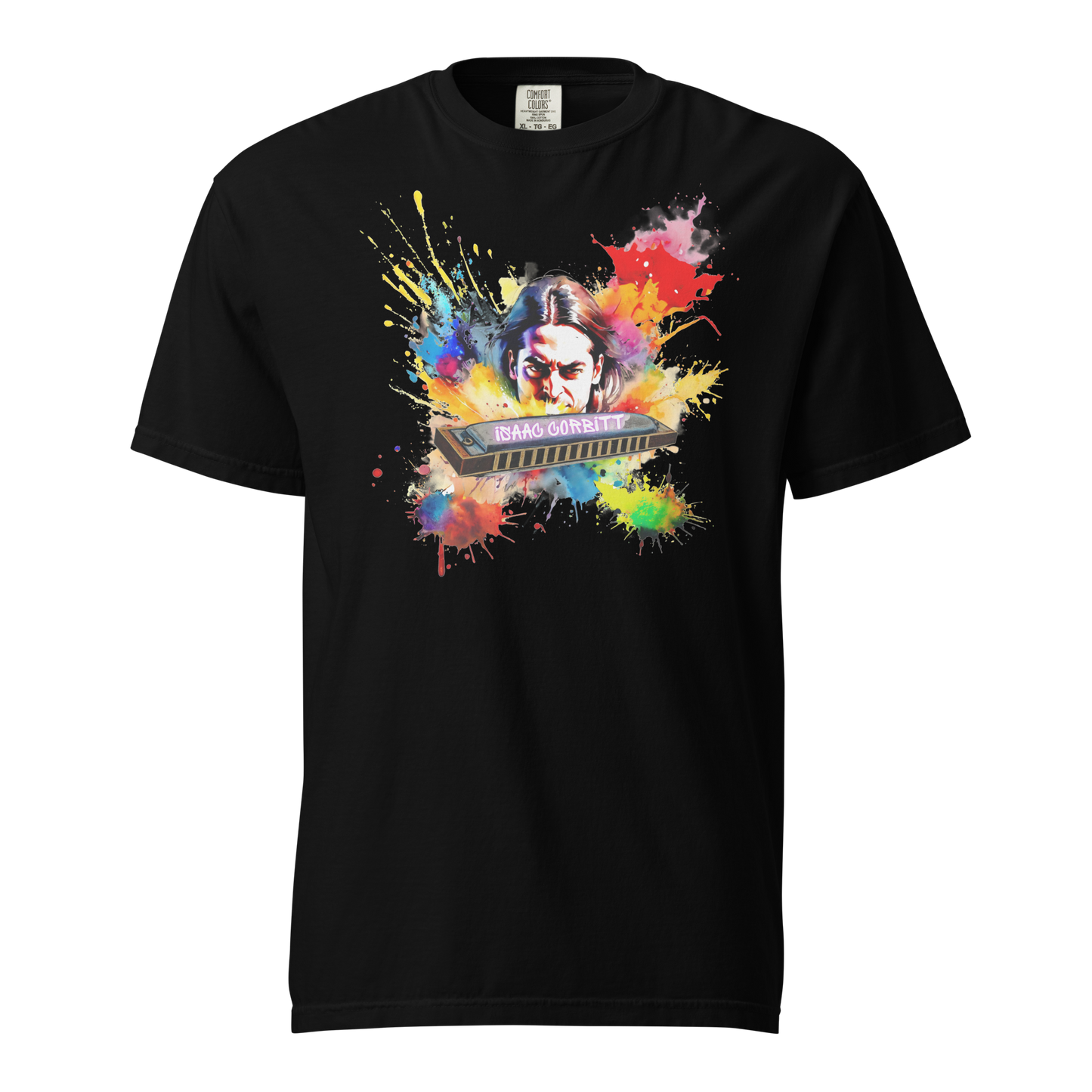 Paint Splatter - Comfort Colors T-Shirt - Black