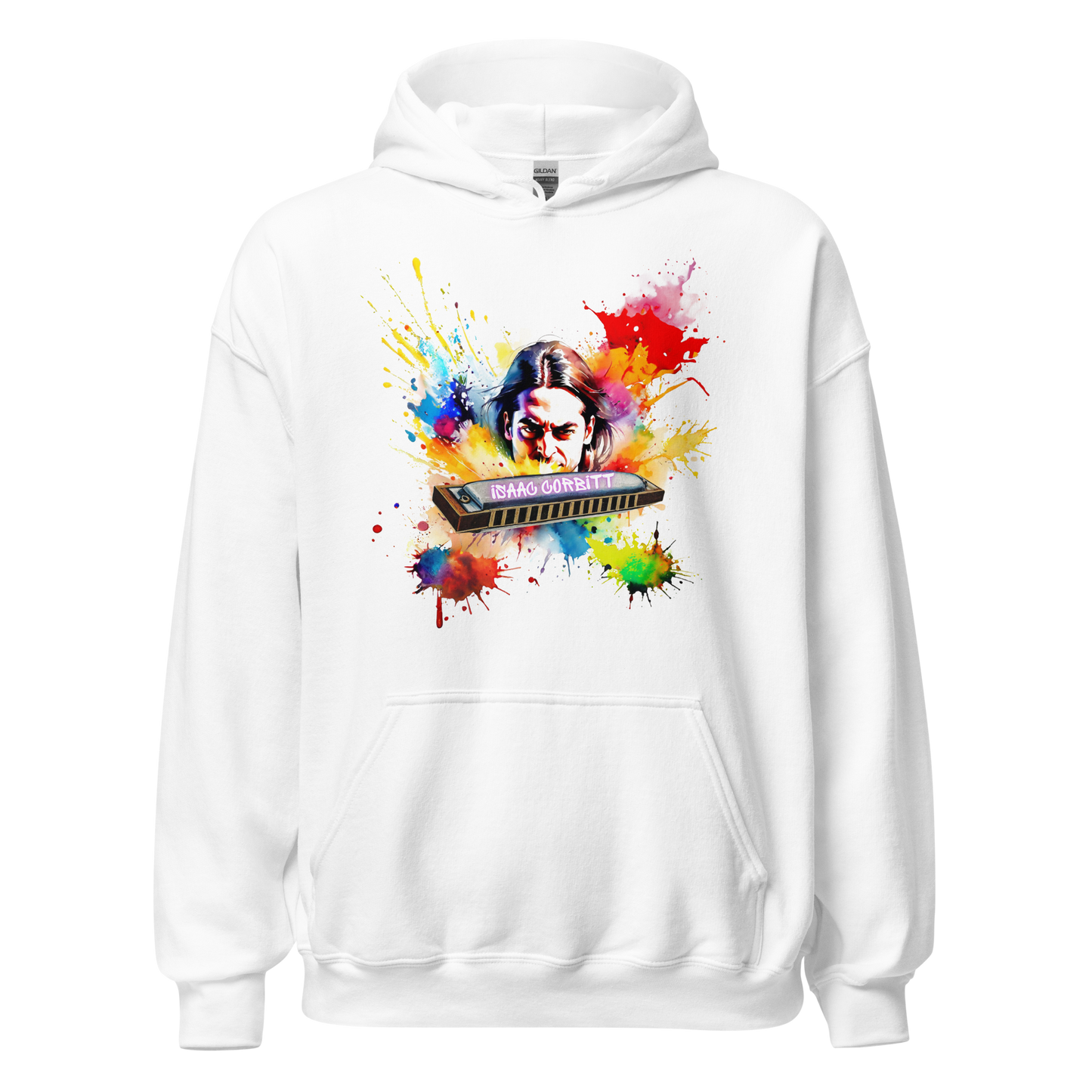 Paint Splatter Heavy Blend Hoodie