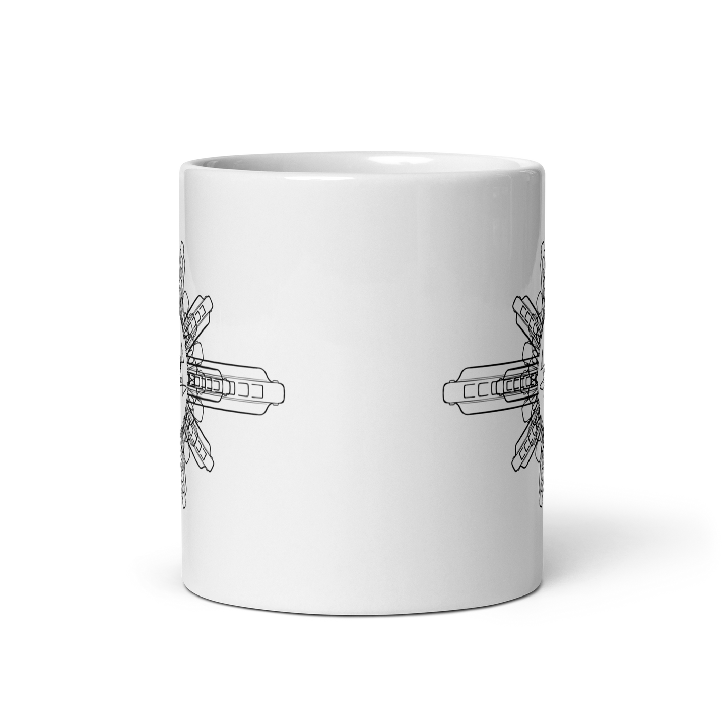 Harmonica Mandala 11oz coffee cup